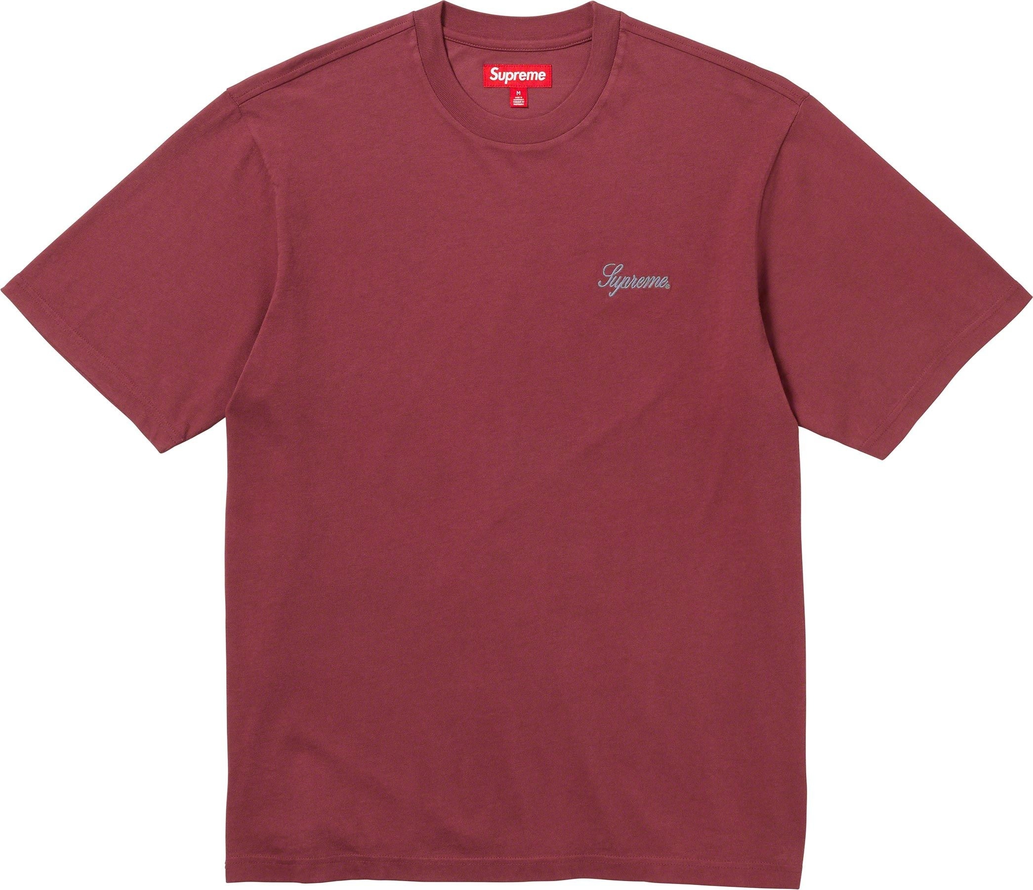 Washed Script S/S Top view 20